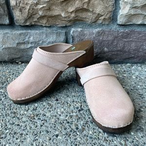 Lotta From Stockholm Suede Leather Classic Clogs 37